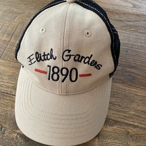 Elitch Gardens 1890 Denver Colorado Amusement Park Baseball Cap Hat One Size OS